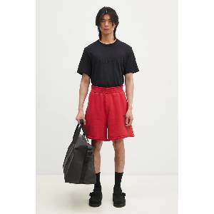 Helmut Lang Памучен къс панталон Pstcard Mini Sh. Cmbd (O10HM209)