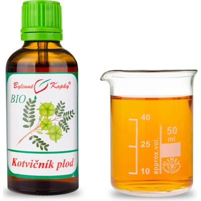 Kotvičník zemný bio kvapky tinktúra 50 ml