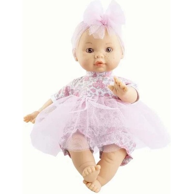 Paola Reina Realistické miminko holčička Anita v sukni Andy Primavera 27cm