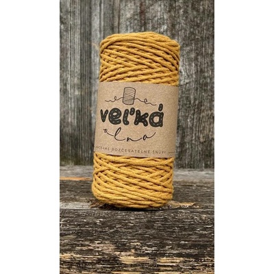 Velká vlna Macrame 1,5mm Hořčice