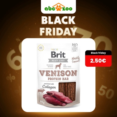 Brit Jerky Venison Protein Bar 80 g