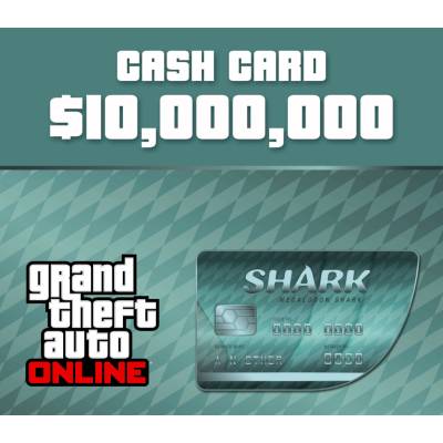 Grand Theft Auto Online - $10,000,000 Megalodon Shark Cash Card