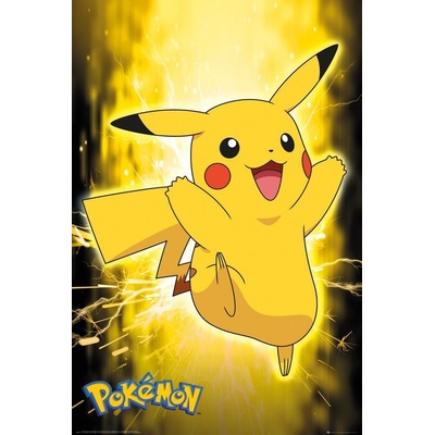 Plagát, Obraz - Pokemon - Pikachu Neon, 61 × 91.5 cm