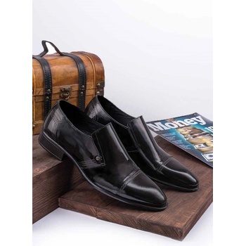 Alexander garcia Мъжки официални обувки от естествена кожа - Черни 20230321164 (382653_Черно)