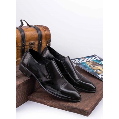 Alexander garcia Мъжки официални обувки от естествена кожа - Черни 20230321164 (382653_Черно)