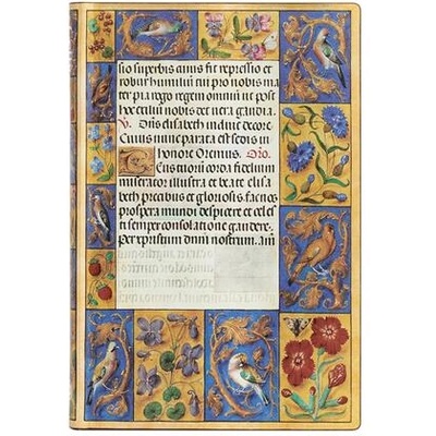 Paperblanks Тефтер Ancient Illumination, Mini, широки редове, мека корица, 104 листа (FB9395-4)