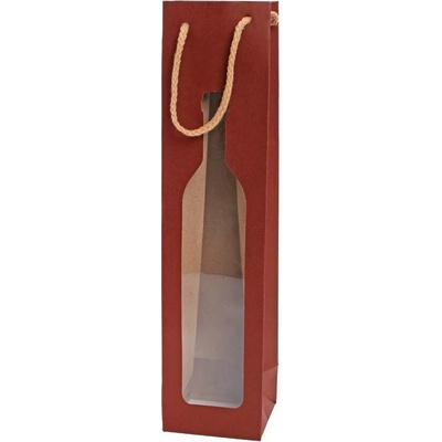 TAŠKA KRAF fľaša bordo 9x37+8,5cm