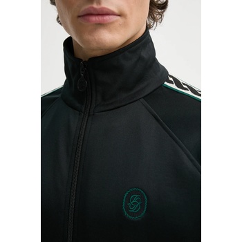 Drôle de Monsieur Суичър Drôle de Monsieur La Veste Survet' в черно с апликация PERM-SJ007-PL135-BL (PERM.SJ007.PL135.BL)