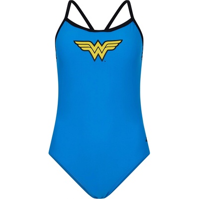 Zoggs Wonderwoman Tri Back Womens - Blue