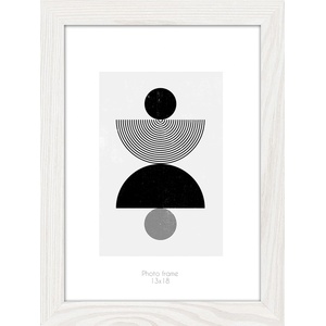 STYLER Рамка за снимки Kyoto 13 x 18 см бяла (RA-15075)