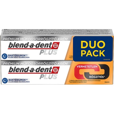 Blend a dent Plus fixační krém Premium plus 2 x 40 g