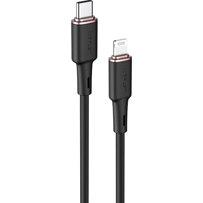 ACEFAST Кабел за зареждане Acefast MFI от USB Type-C към Lightning, 1.2m, 30W, 3A, Черен (C2-01-C-L black)