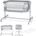 KinderKraft NESTEE UP 2 бебешка кошара LIGHT GREY (KLNEE002LGRF000)