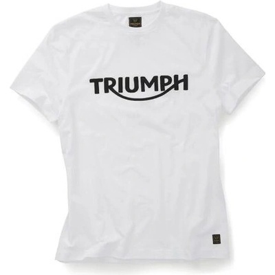 Triumph tričko Bamburgh white black