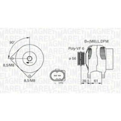 generátor MAGNETI MARELLI 063731394010