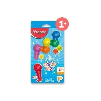 MAPED Voskovky "Color`Peps Baby" 6 rôznych farieb