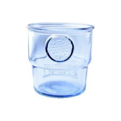 San Miguel Sklenice AUTHENTIC pr 9x9cm sv modrá Vidrios Recycled Glass 300 ml