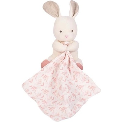 Doudou et Compagnie Paris Doudou králiček s růžovou dečkou z BIO bavlny 15 cm
