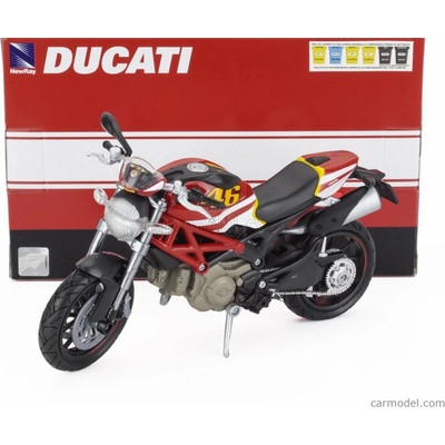Newray Ducati Monster 796 N 46 2011 Červená Bílá Žlutá 1:12