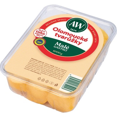 A.W Olomoucké tvarůžky malé gastro chlaz 1 kg – Hledejceny.cz
