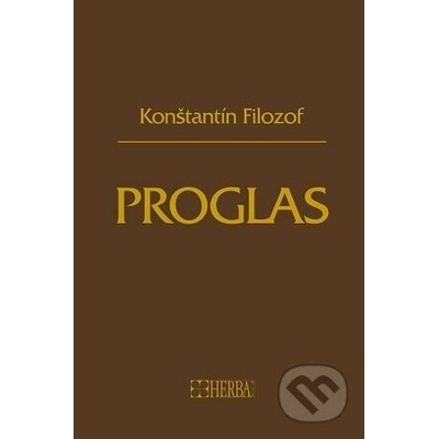 Proglas - Konštantín Filozof