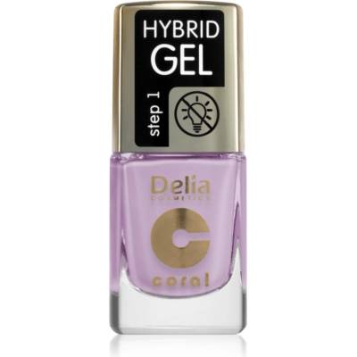 Delia Cosmetics Coral Nail Enamel Hybrid Gel гел лак за нокти цвят 141 11ml