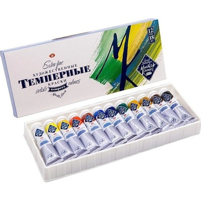 Nevskaya Palitra Profesionální temperové barvy 12 x 18 ml