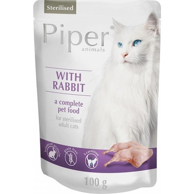 Piper Cat Sterilised s králíkem 100 g