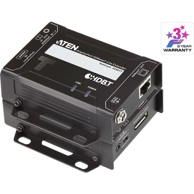 ATEN VE901: DisplayPort видео екстендър, HDBaseT, Cat 5-6, 4K, 40 м (VE901)