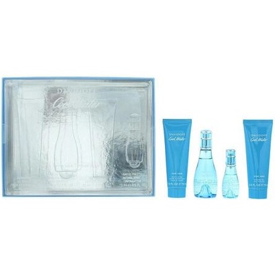 Davidoff Cool Water комплект за жени EDT 50 мл + мини EDT 15 мл + лосион + душ гел