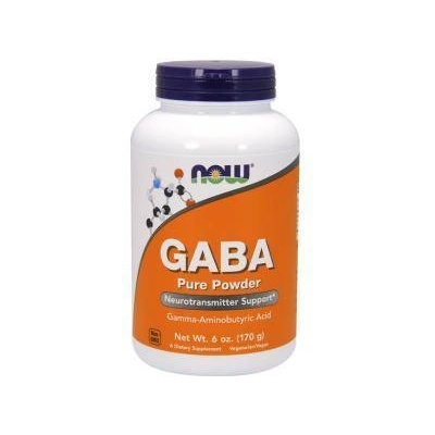NOW Гама Аминобутирова Kиселина на прах 170 грама - GABA Powder - NOW FOODS, NF0215