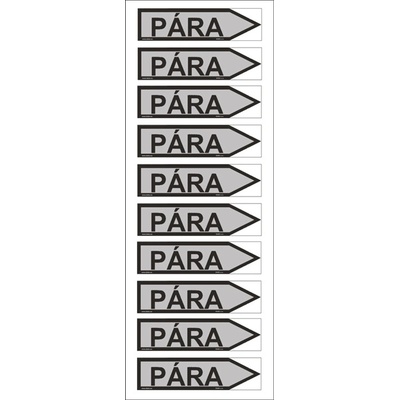 DUKO PÁRA šipka vpravo Formát: arch 10 ks - 26 x 100 mm