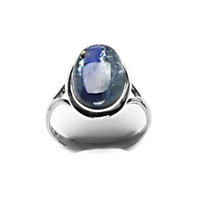 Čištín zlatý přírodní kyanit bílé zlato T 14