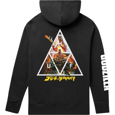 HUF GODZILLA TRIPLE TRIANGLE PO Hoodie black