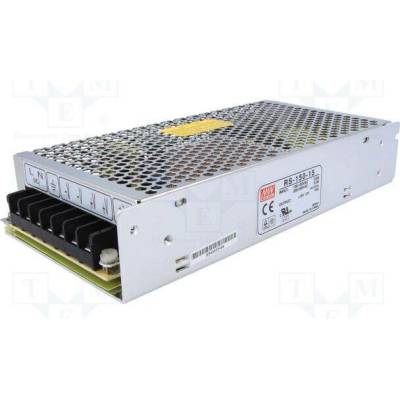 MEAN WELL RS-150-15 Napájecí zdroj: spínaný; k vestavbě,modulový; 150W; 15VDC; 10A