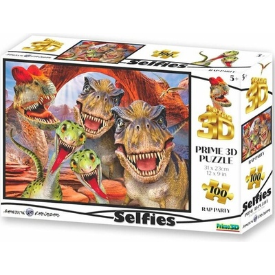 PRIME 3D Raptoří selfie 100 dílků