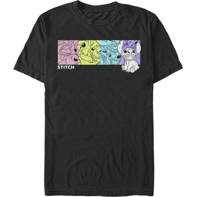 Черна мъжка тениска Disney Stitch Box ZOOT. Fan | Cheren | МЪЖЕ | L