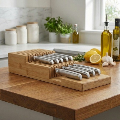 JOSEPH JOSEPH Organizér na nože DrawerStore Bamboo 851695, veľký
