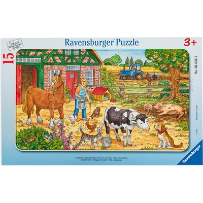 Ravensburger Пъзел Ravensburger от 15 части - Веселата ферма (6035)