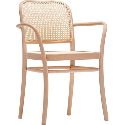 Paged Benko B-8120 Seat Wood Back Caned buk morený / dyha