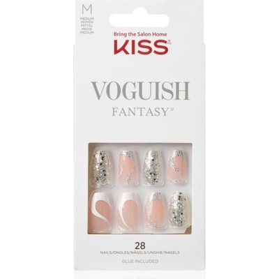 KISS Voguish Fantasy Fashspiration umelé nechty medium 28 ks