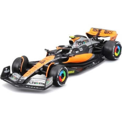 Bburago Bburago 1: 43 RACE Формула F1 - McLaren F1 Team MCL38 (2024) #4 (Ландо Норис)