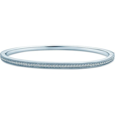 SAVICKI Náramok bangle striebro so zirkónom 3,70 mm - B-B-B0513-01396-925-B