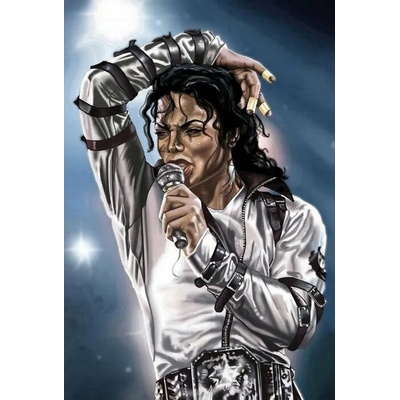 Norimpex Diamantový obrázek 30x40cm Michael Jackson, foto