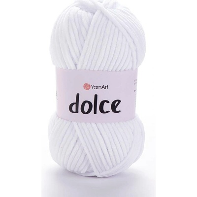 Yarn Art příze Dolce 741 bílá