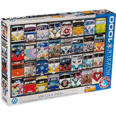 EUROGRAPHICS Пъзел Eurographics от 1000 части - Готините лица на VW (60000870)