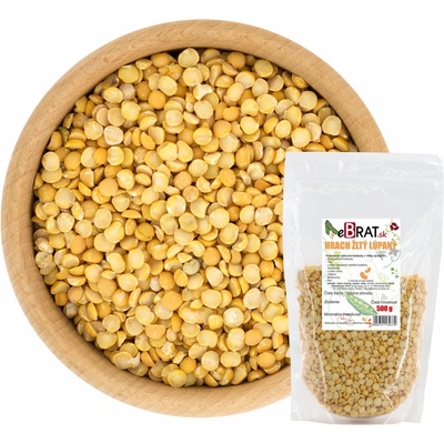 eBrat.sk Hrach žltý polený lúpaný 0,5 kg