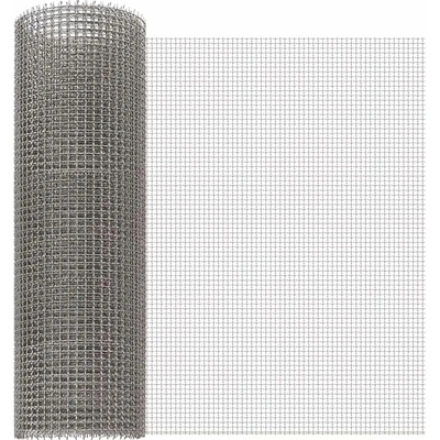 Síť proti hmyzu 40 x 1000 cm 3 Mesh Nerezová ocel 201 stříbrná