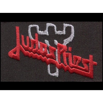 Nášivka JUDAS PRIEST color prong vyšívaná zažehlovací