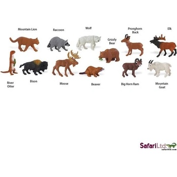 Safari Ltd. 697004 Tuba Zvířata Severní Ameriky